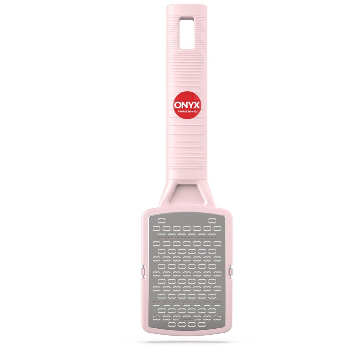 Onyx Professional Foot Rasp with debris catcher for a tidy pedicure