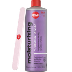 Onyx Professional quitaesmalte lavanda en bote para desvanecer esmalte con aroma relajante