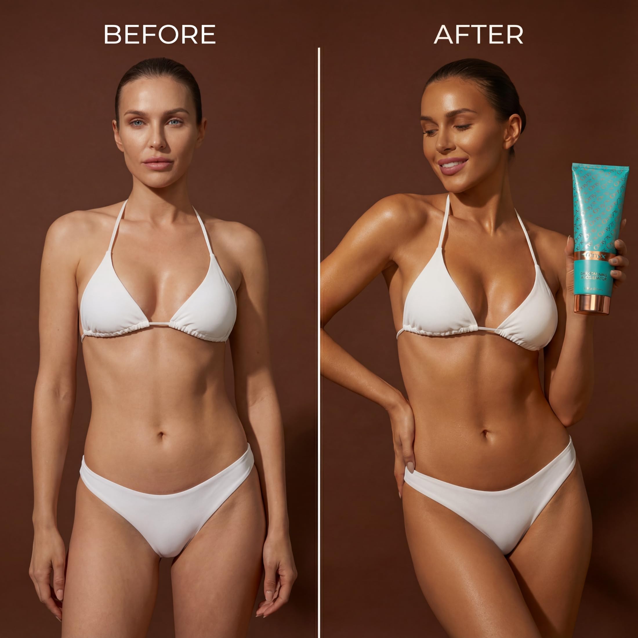 Hydrating formula from Onyx keeps skin soft during tanning sessions.