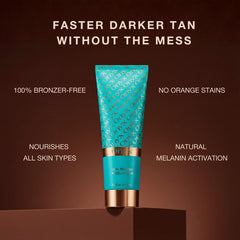 Onyx Strongest Dark Tanning Accelerator Lotion used in indoor tanning bed for quick-absorbing glow.