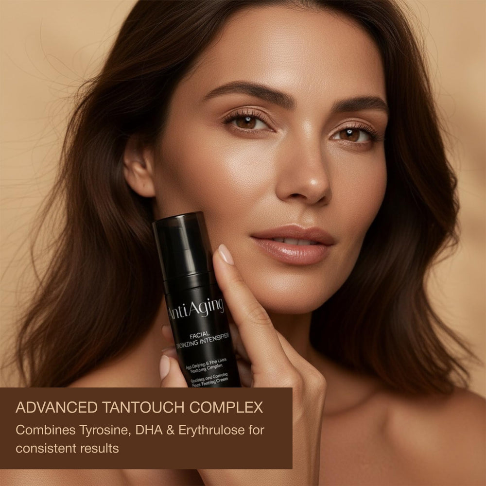 Onyx tanning lotion creamy formula spreading quickly across skin