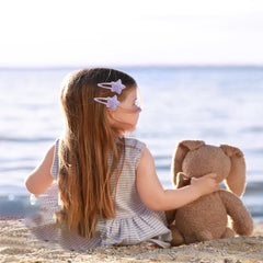 Ooosonlu glitter bear clip adds whimsy and secure grip during play