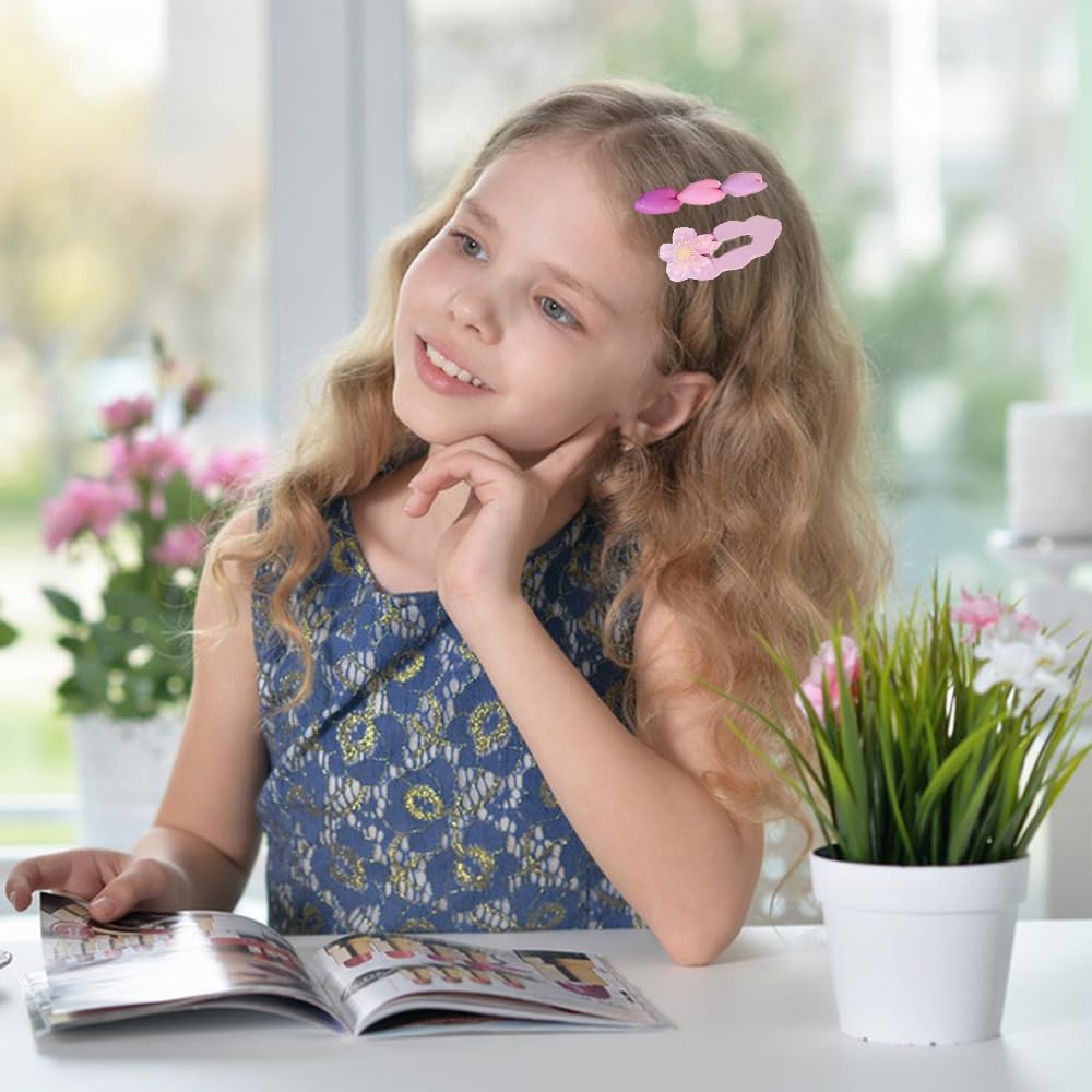Ooosonlu bow-pattern clips provide lightweight, comfortable style for everyday use.