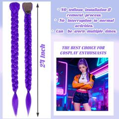 OOPPOO clip-in ponytail for cosplay-ready look and easy attachment