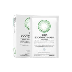 OOTD Cica Calming Mask on a clean face for sensitive skin hydration and soothing relief
