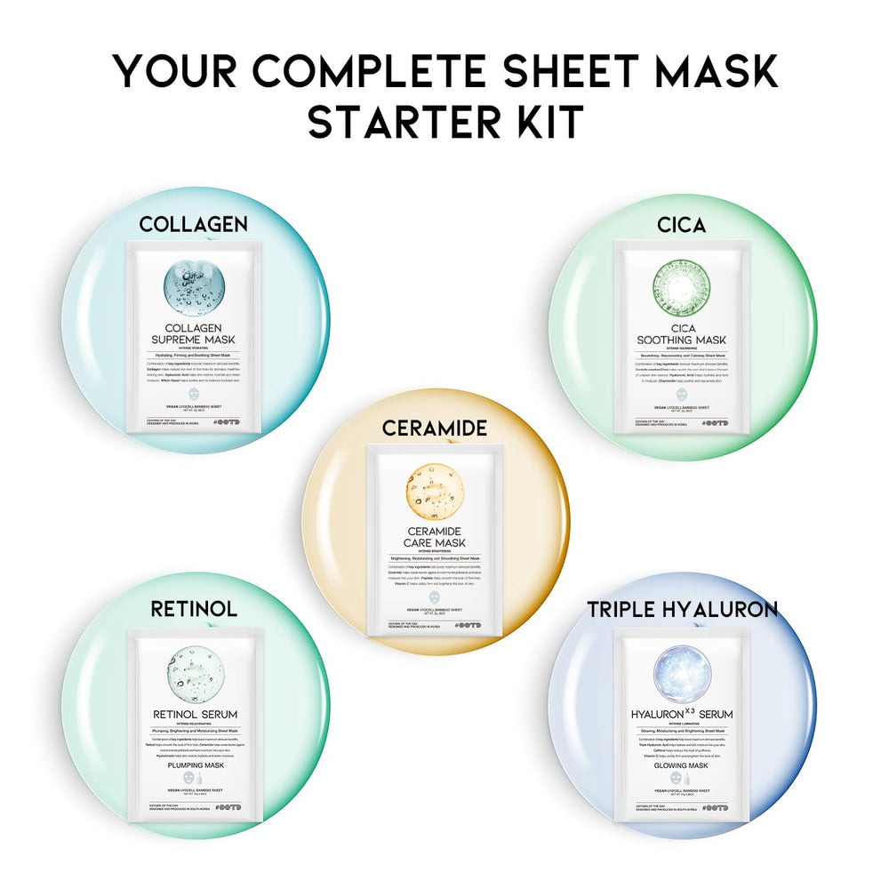 Mascarilla Cica Suavizante de OOTD para calmar piel sensible.