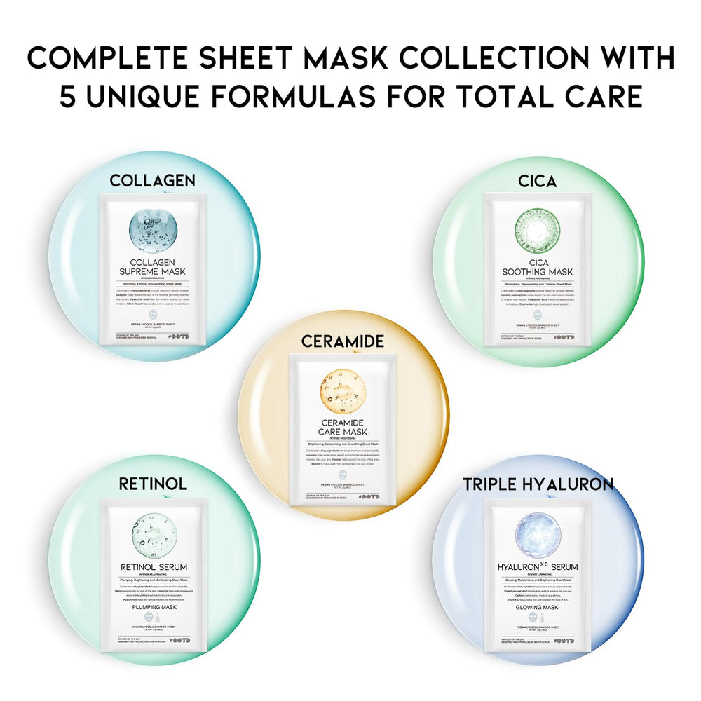 OOTD hydrating hyaluron sheet mask close-up emphasizing moisture delivery.