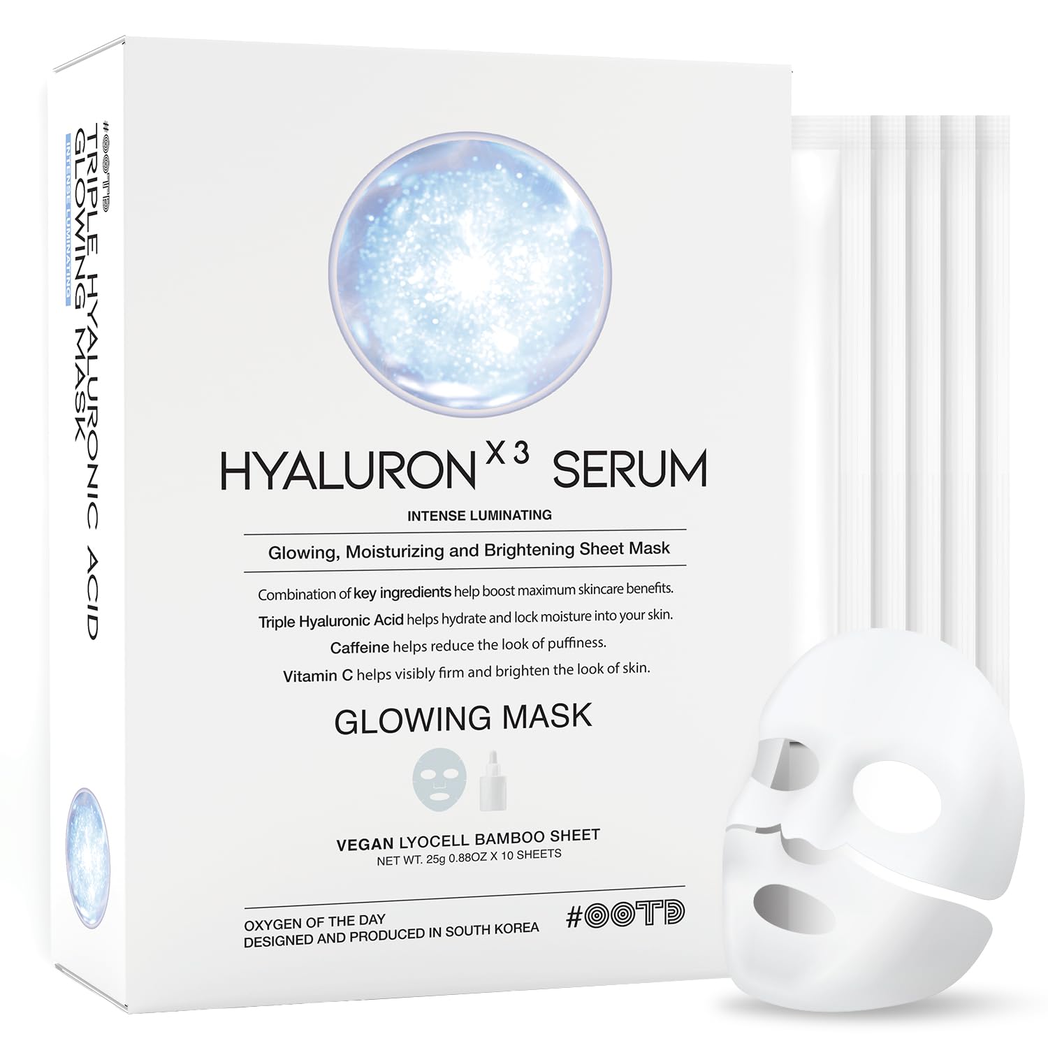 #OOTD Mascarilla Triple Ácido Hialurónico, hoja para hidratación profunda de la piel.