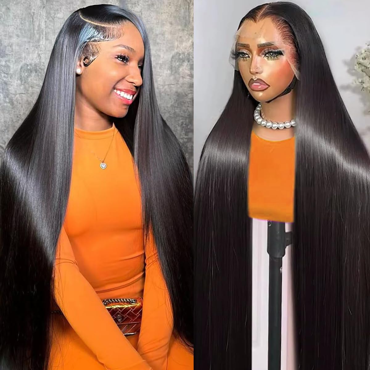 OOVVDA 30 inch lace front wig offers a natural look for daily wear.