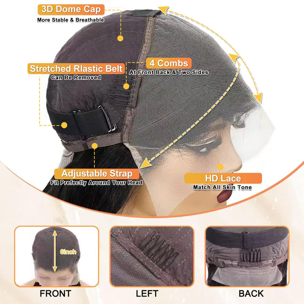 OOVVDA side and middle part options allow flexible styling.