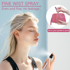 opasyo travel-size perfume bottle demonstrates leak-proof design for travel