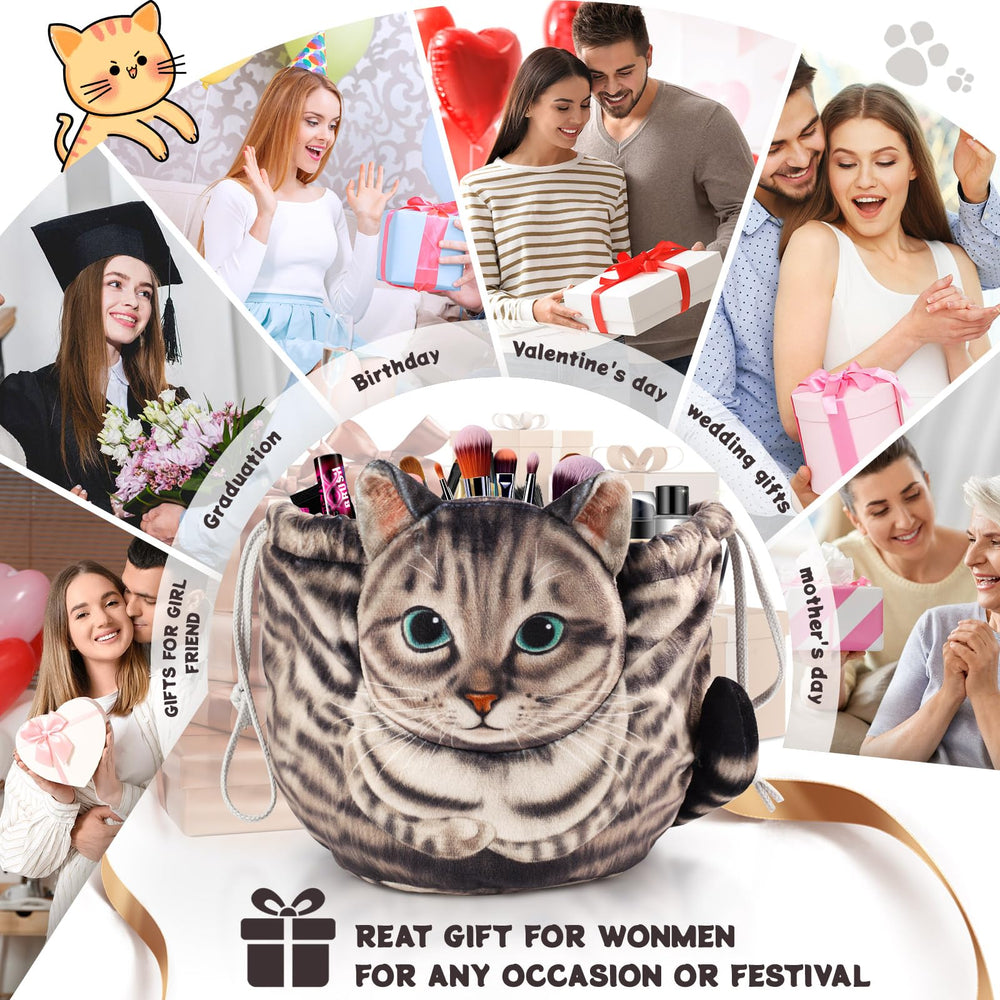 Openhahaha cat-themed organizer keeps desks tidy at home.