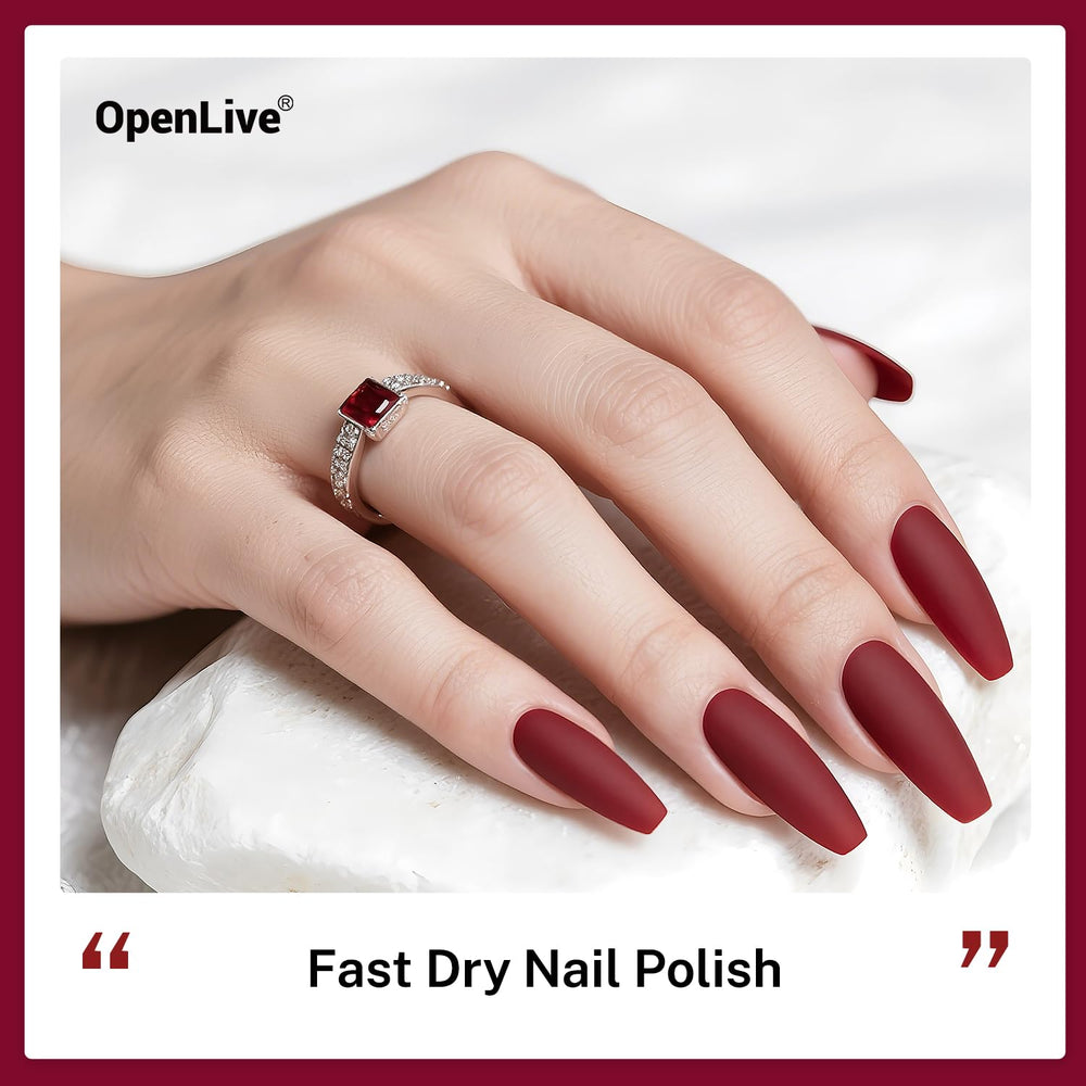 OpenLive brush-stroke close-up reveals smooth, even application