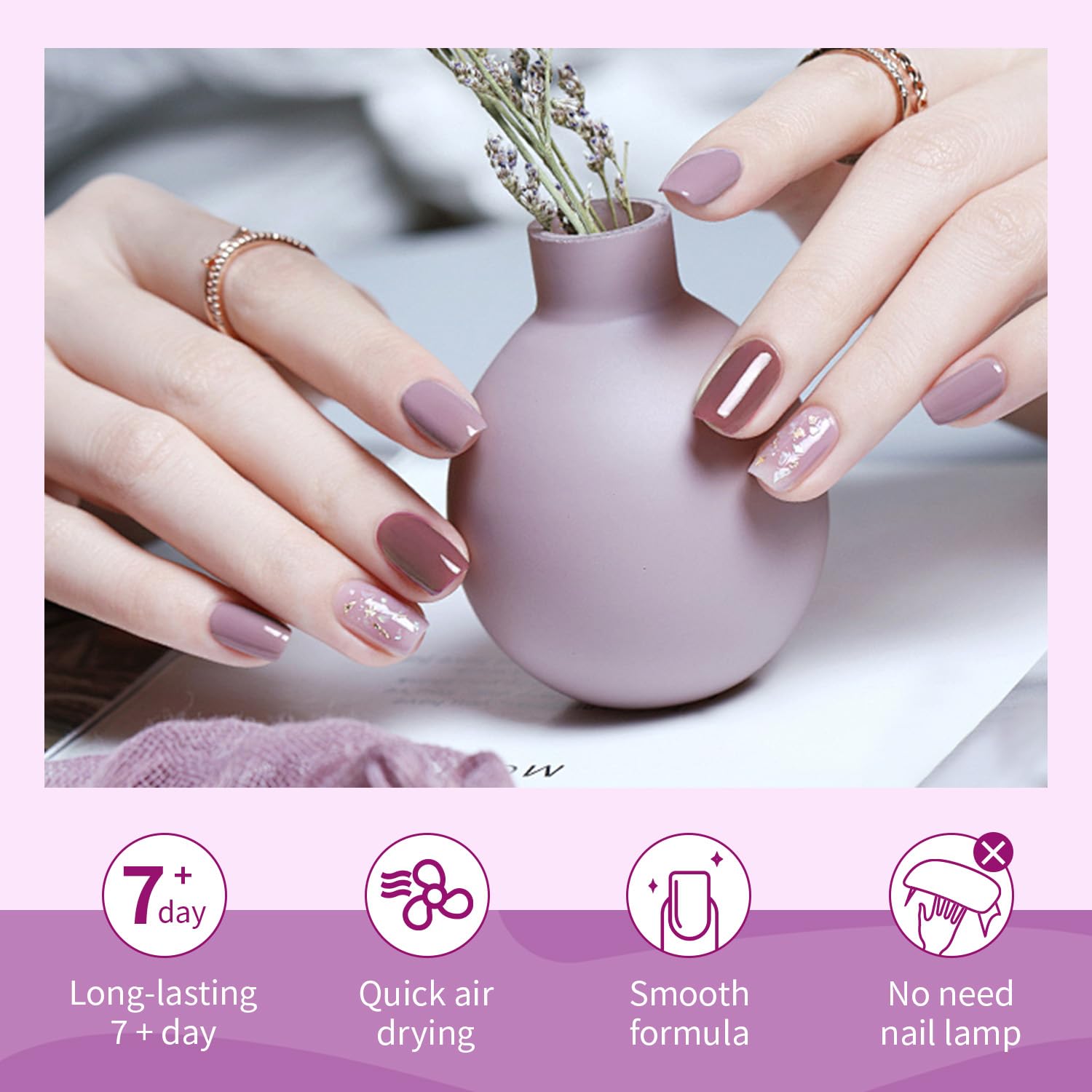OpenLive esmalte eco-amigable y no irritante para uñas saludables
