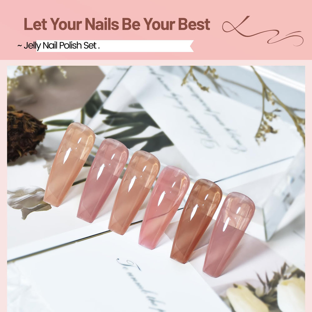 OpenLive Esmalte Jelly Rosa Claro Brillo: acabado brillante para uñas llamativas sin esfuerzo.