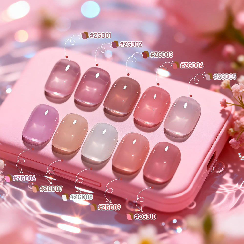 OpenLive esmalte jelly blanco lechoso para looks translúcidos elegantes.