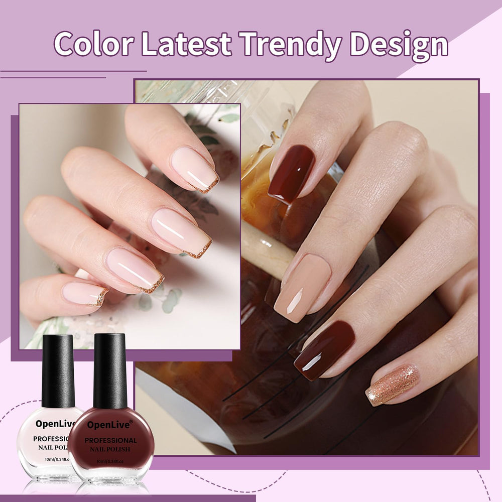 OpenLive esmalte secado rápido para manicura en minutos