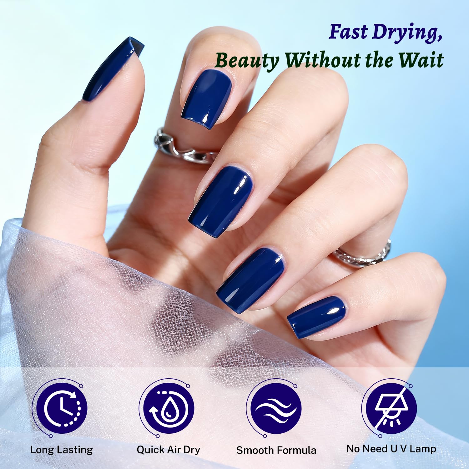 OpenLive fast-drying formula for quick, chip-resistant color