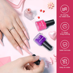 OpenLive fast-drying nail polish swatches demonstrating quick at-home manicures.