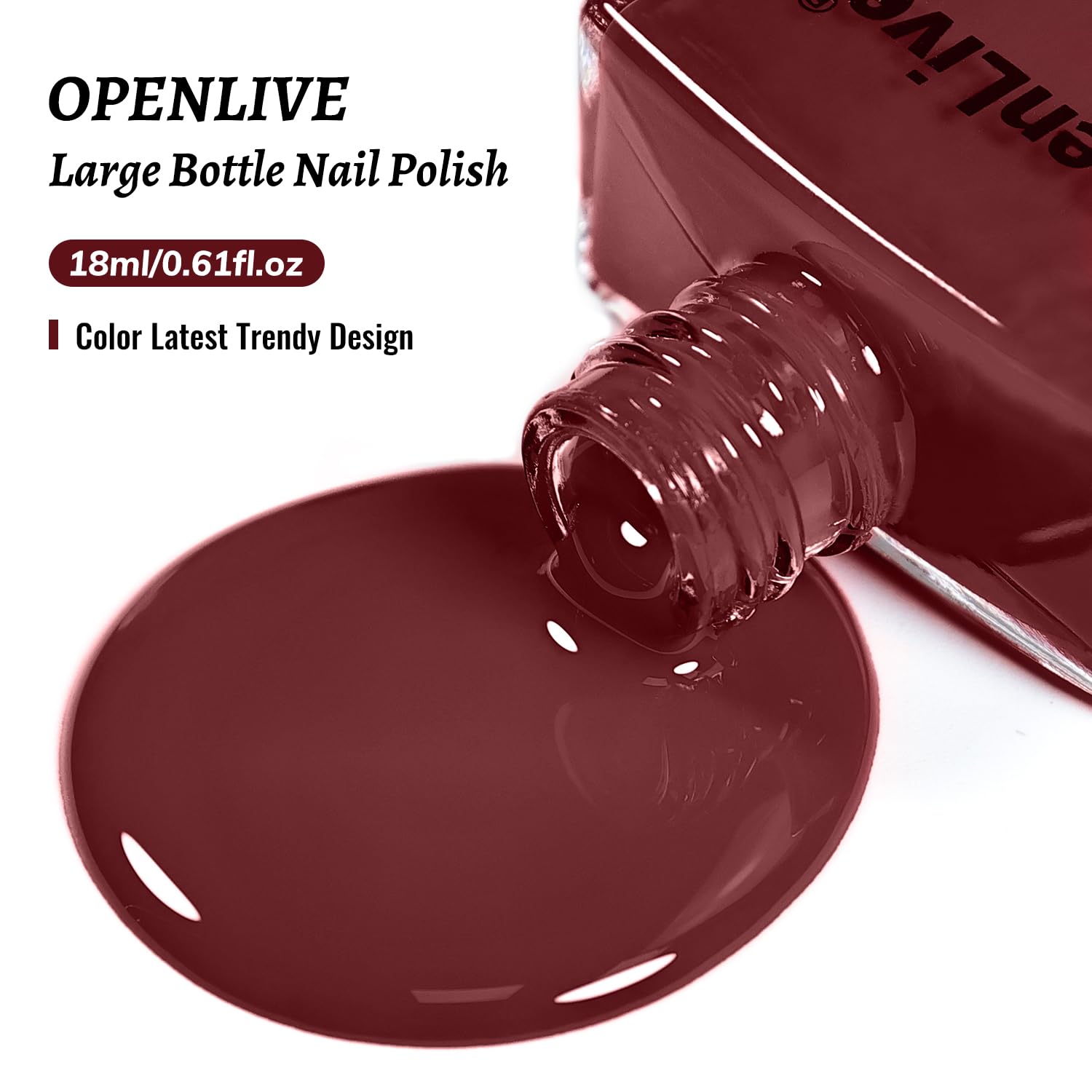 OpenLive 18ml polish in travel-ready, gift-friendly packaging.