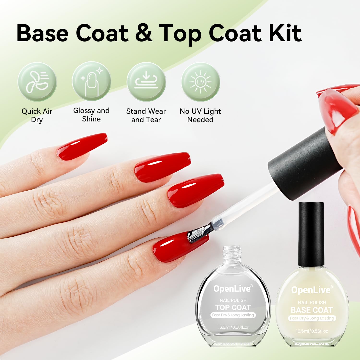 OpenLive glossy finish close-up highlighting high-shine look