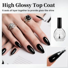 OpenLive clear top coat delivers a brilliant high-gloss shine.