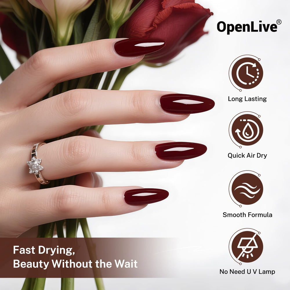 OpenLive brown shade ideal for minimalist or French manicures.
