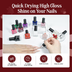 OpenLive nail polish display ready for daily wear and quick manicures