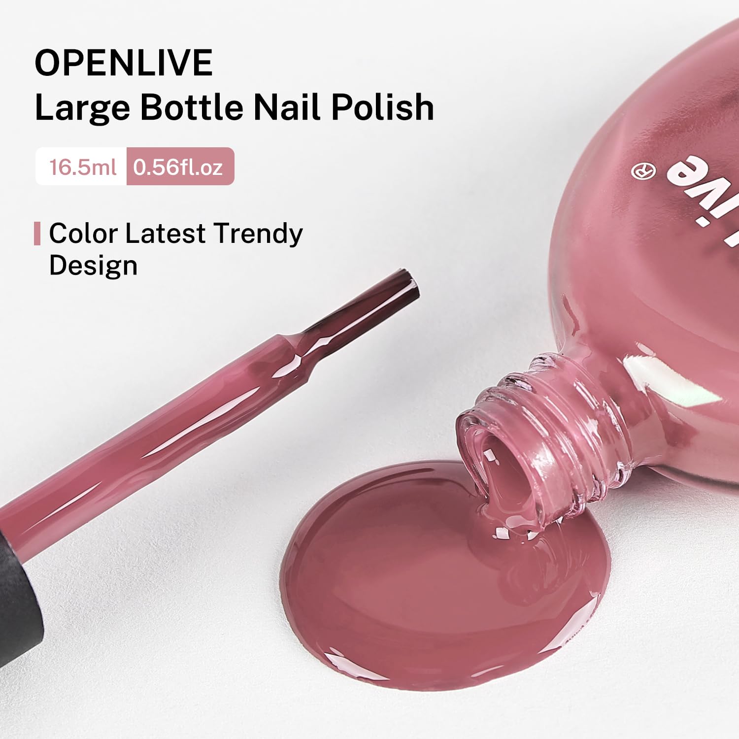 OpenLive dusty rose gift-ready packaging for a thoughtful at-home manicure gift