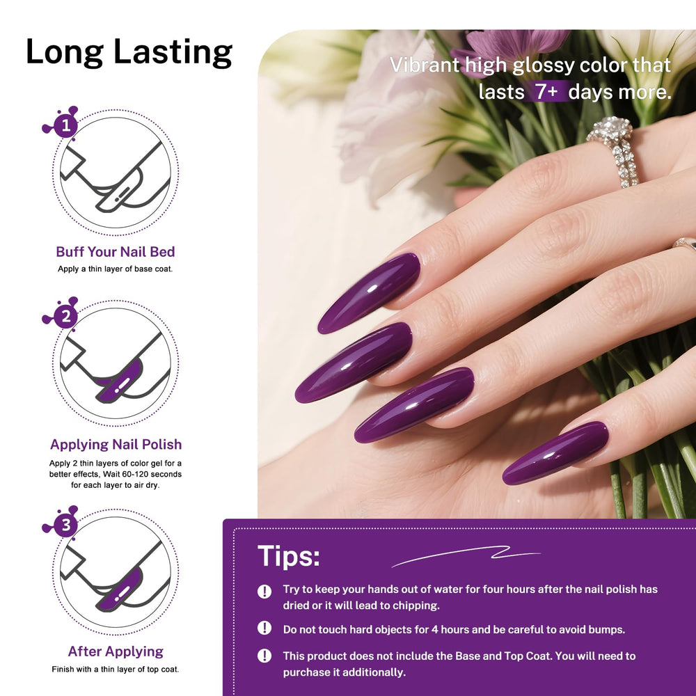 OpenLive purple nail polish gift packaging ready for gifting