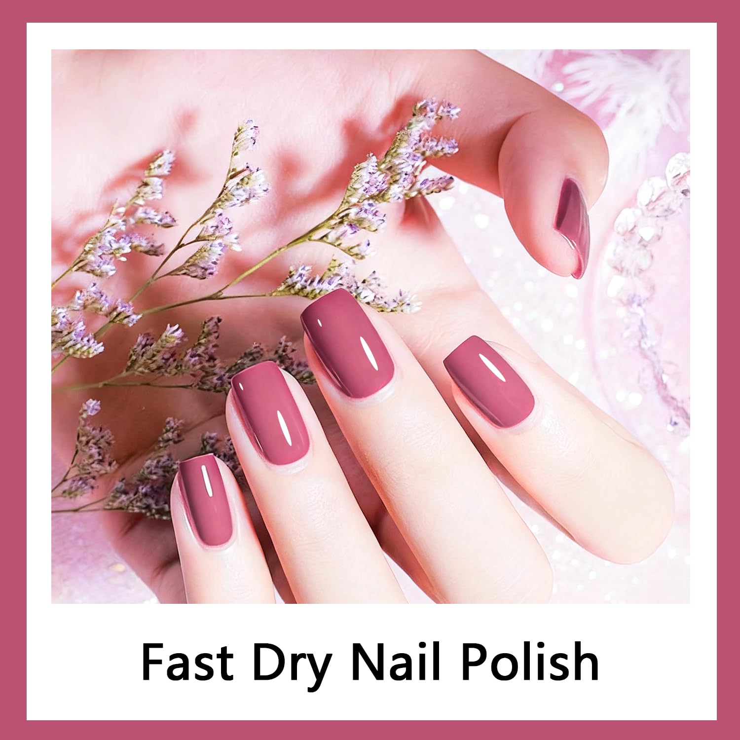 OpenLive nail polish on nails with a glossy, long-lasting finish.