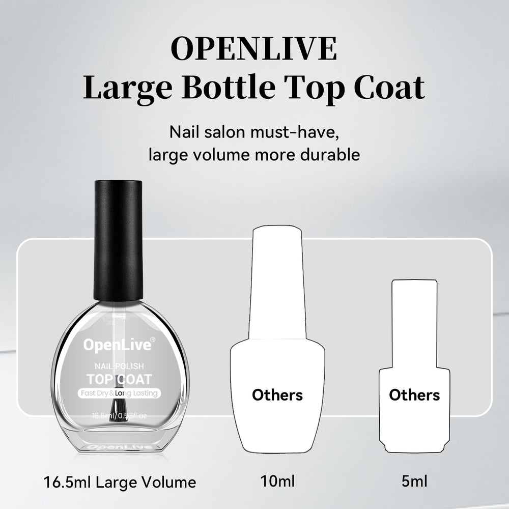 OpenLive safe, low-odor formula for healthy-looking nails.