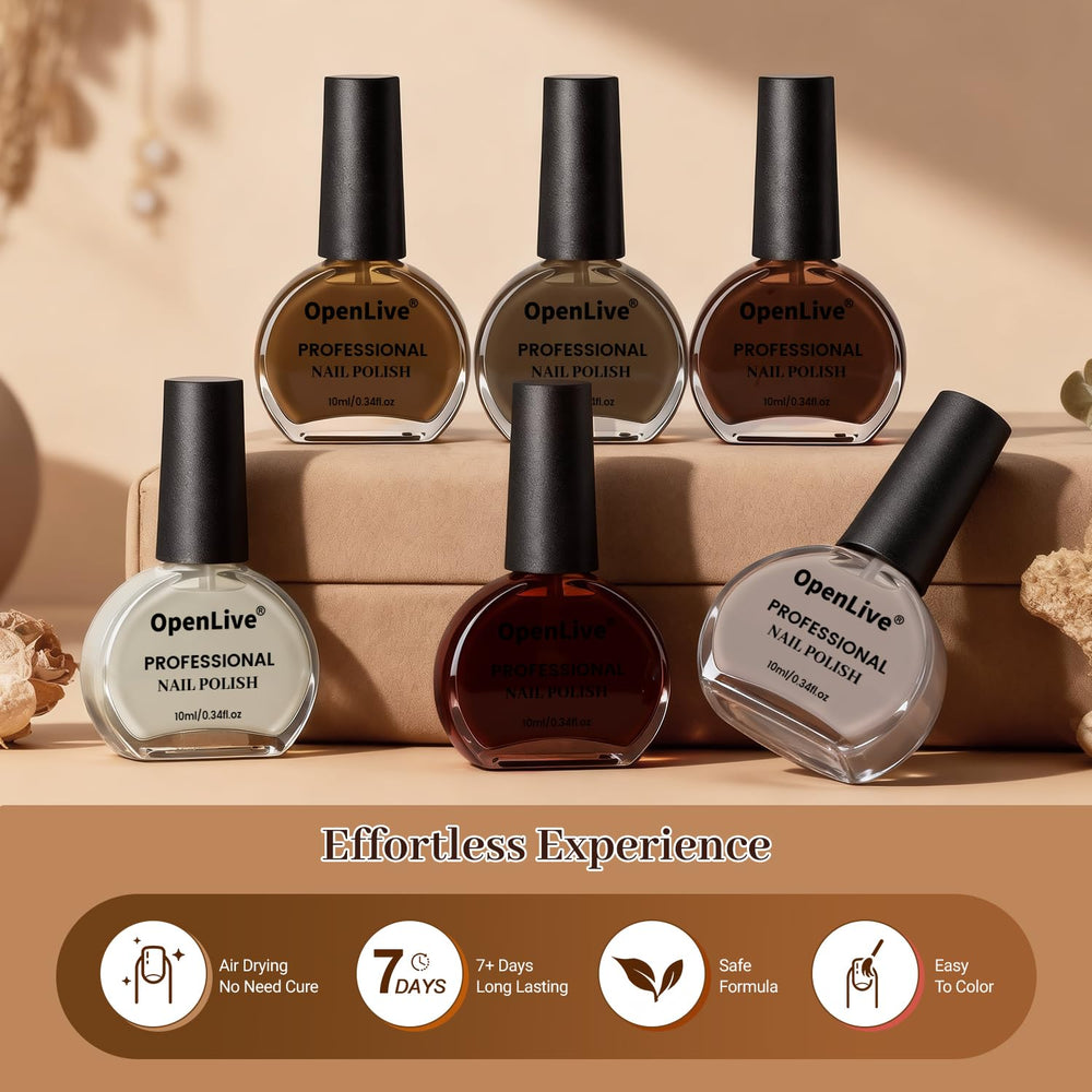 OpenLive smooth application in a single coat for fast manicures