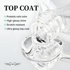 OpenLive top coat brush applying a smooth, fast-drying finish.