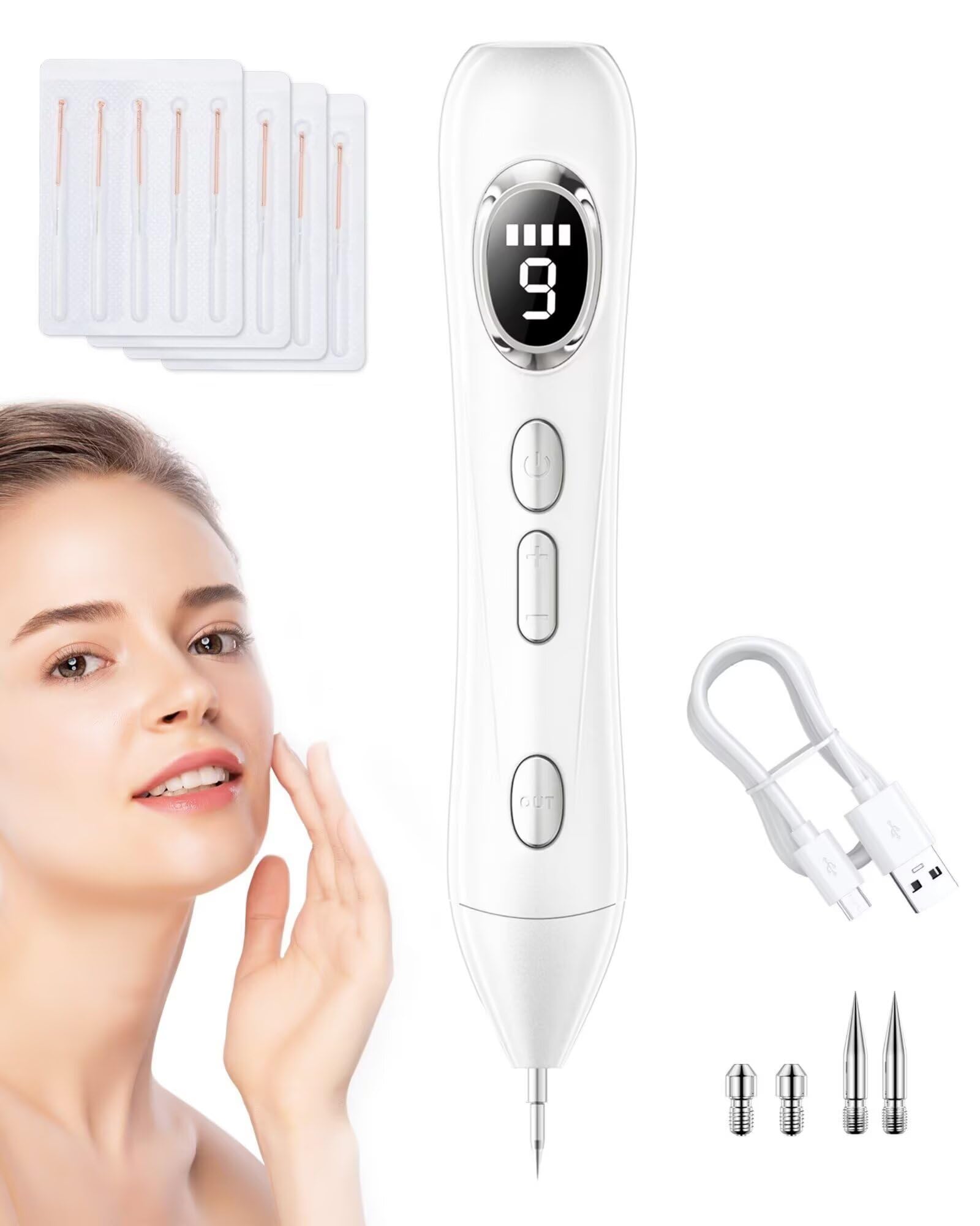 OPHERA Skin Tag Remover Pen, compact handheld device for safe at-home blemish removal.