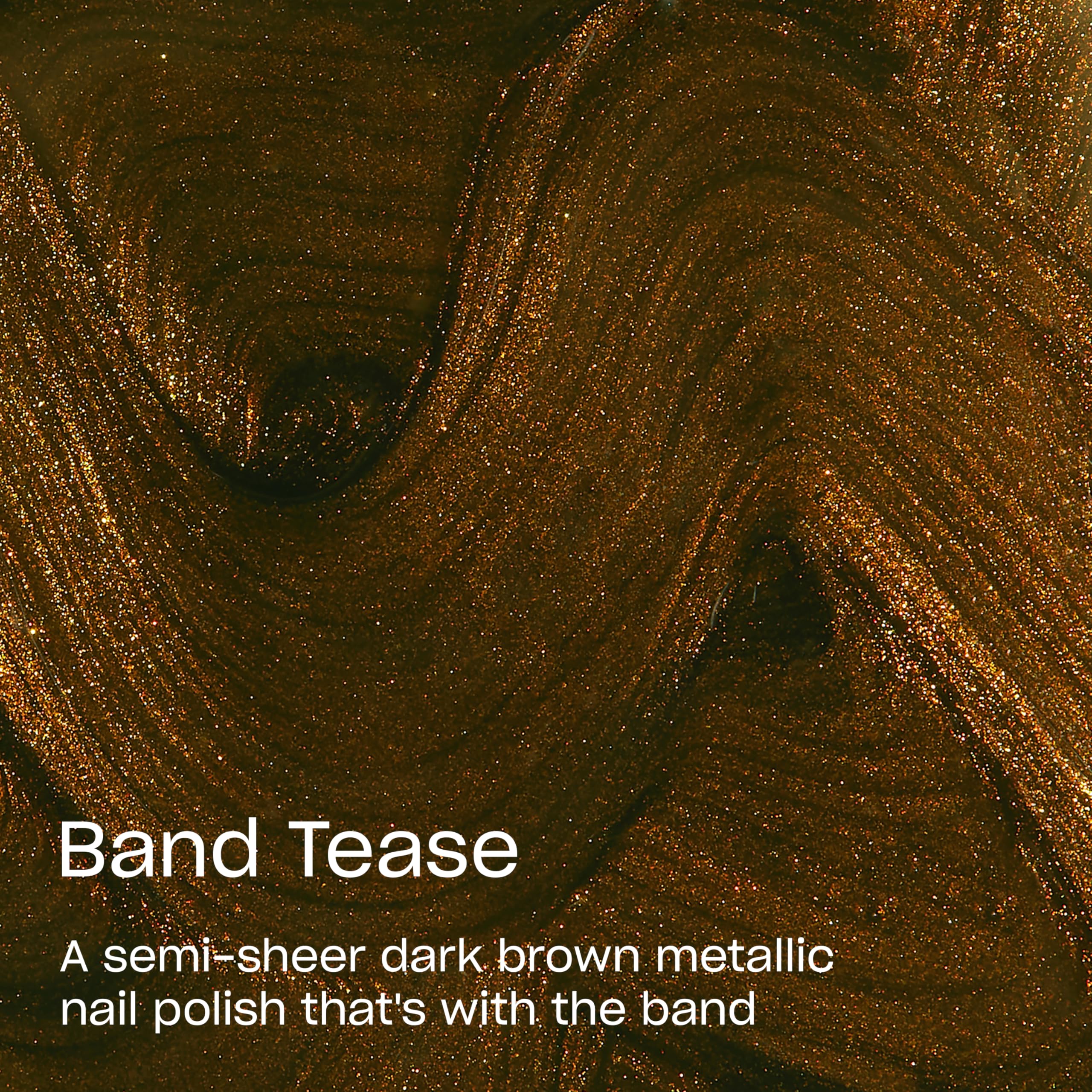 OPI Band Tease muestra color, ofrece cobertura suave para manicure sutil.