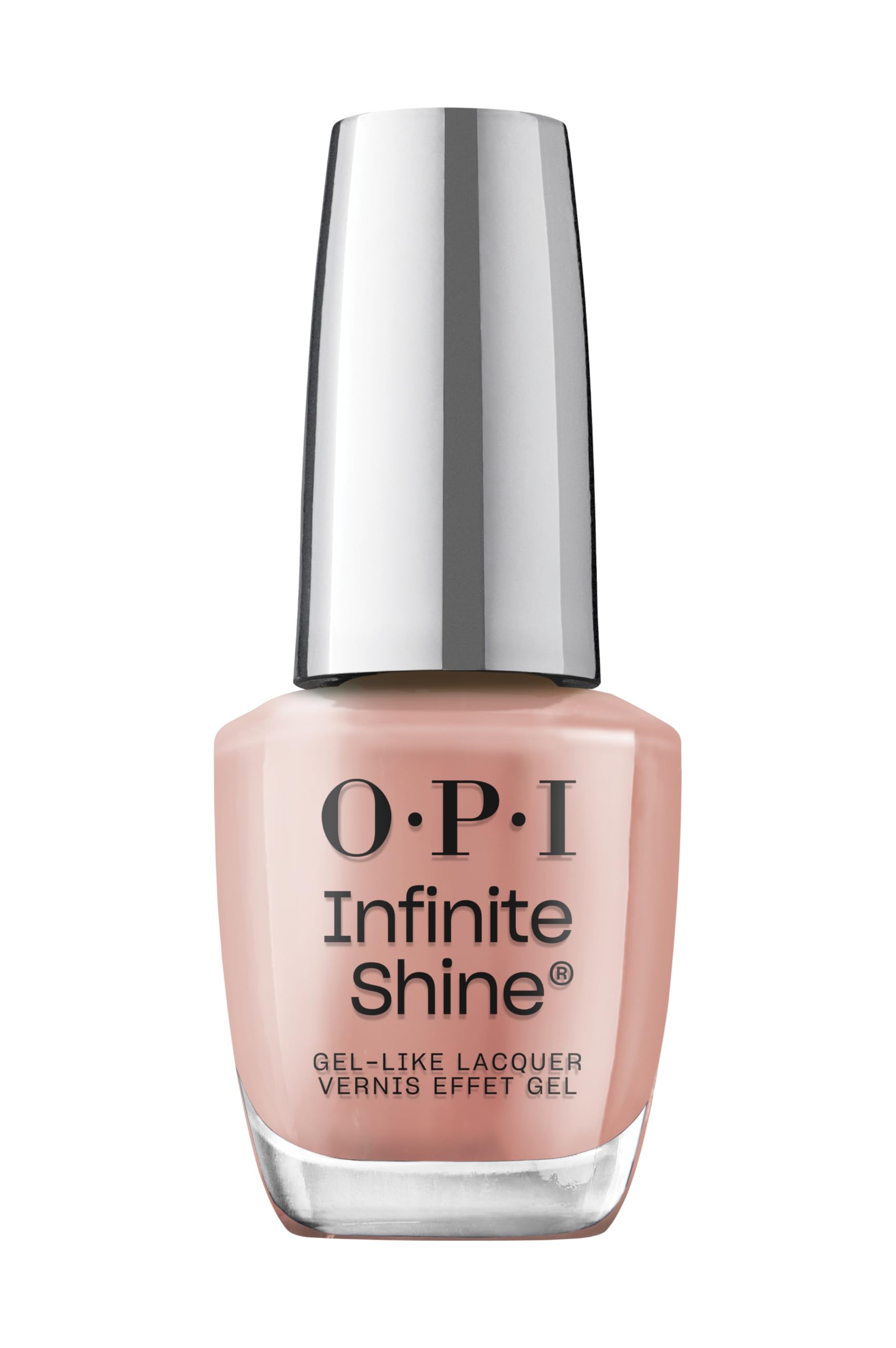 OPI Infinite Shine Barefoot in Barcelona botella destacada para color opaco y duradero