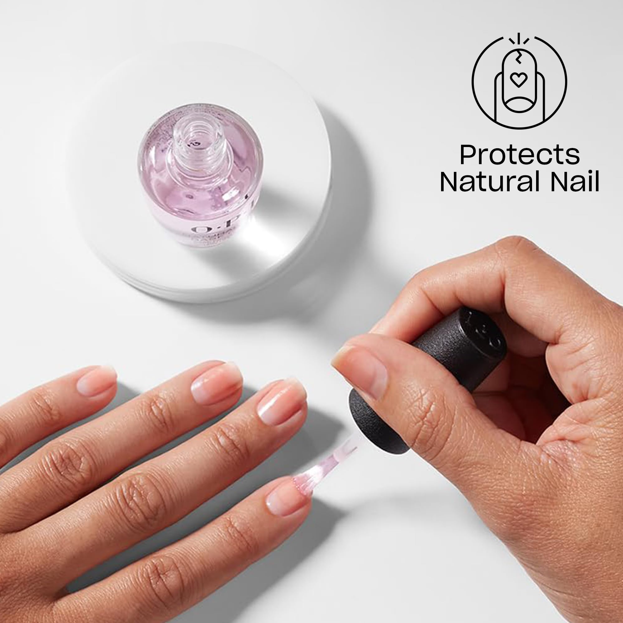 OPI Base natural para uñas compatible con lacas OPI