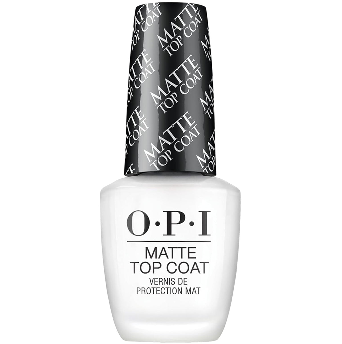 OPI capa superior mate para uñas, acabado mate y protección del color.