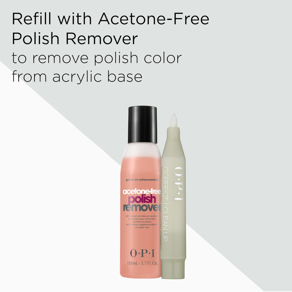 OPI Corrector Pen manicure cleanup in action.