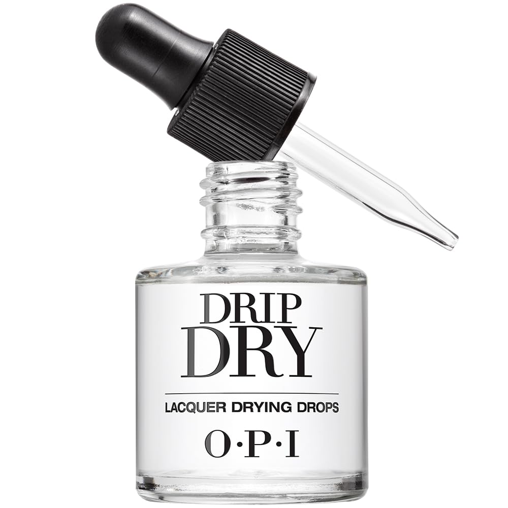 OPI Drip Dry: botella con gotas para secado rápido de uñas.