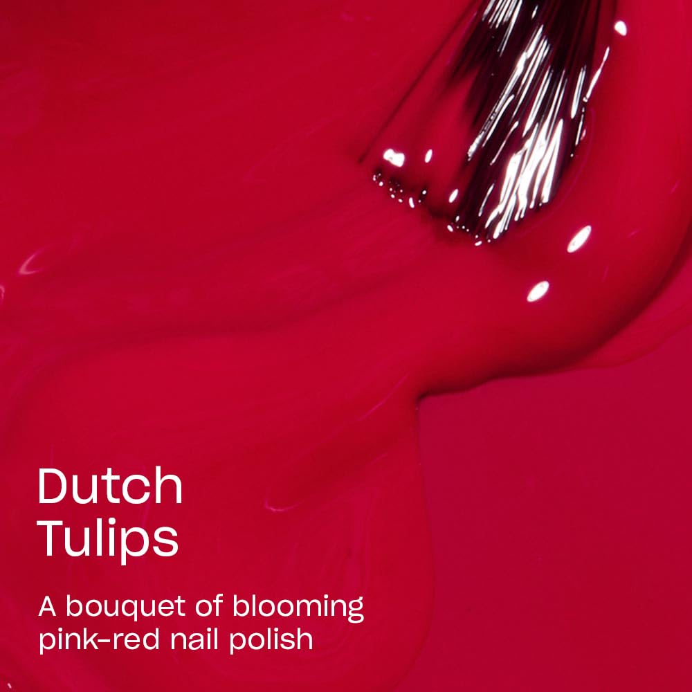 OPI Dutch Tulips: aplicación con pincel para cobertura suave y uniforme.
