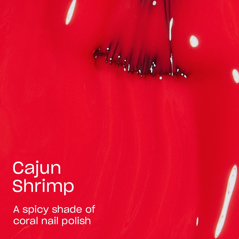 OPI Cajun Shrimp acabado brillante para look de salón