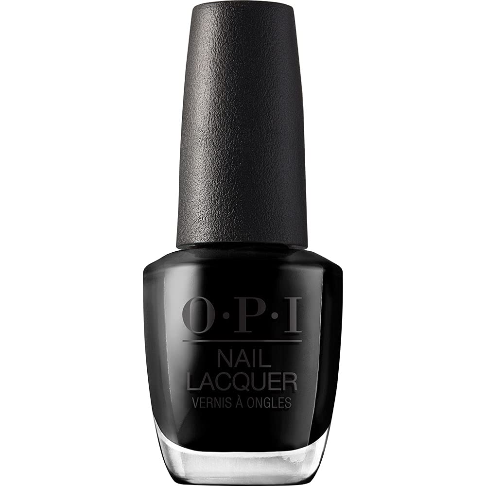 OPI Esmalte de Uñas Negro Onyx con acabado crema intenso y duradero