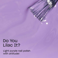 OPI Do You Lilac It? secado rápido para uñas listas en minutos.