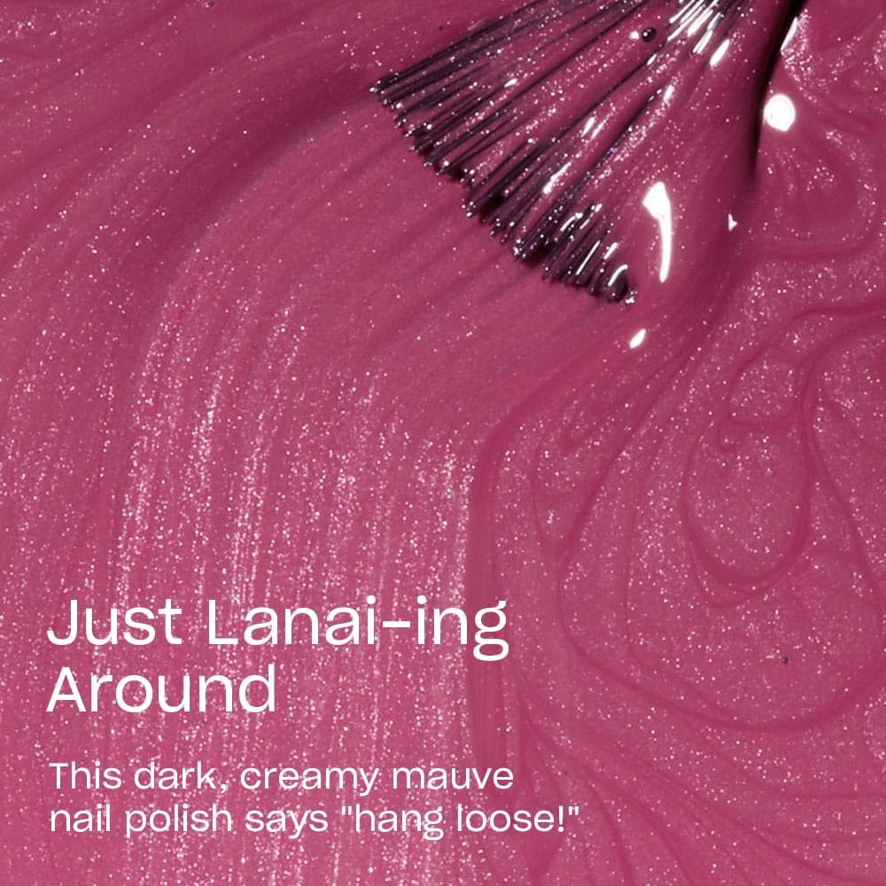OPI Just Lanai-ing Around: aplicador ancho para cobertura suave y uniforme