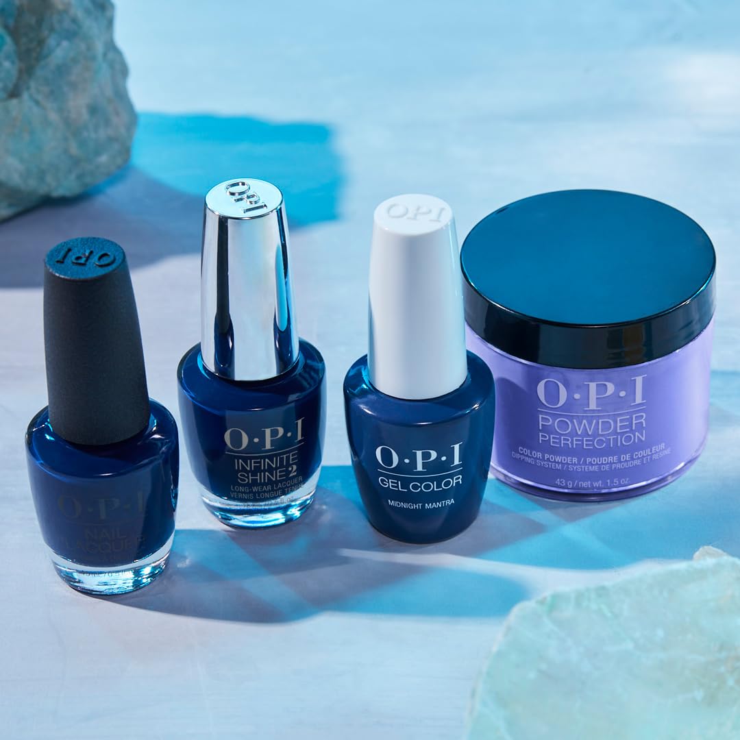 OPI Midnight Mantra, transición día-noche en uñas, look versátil.