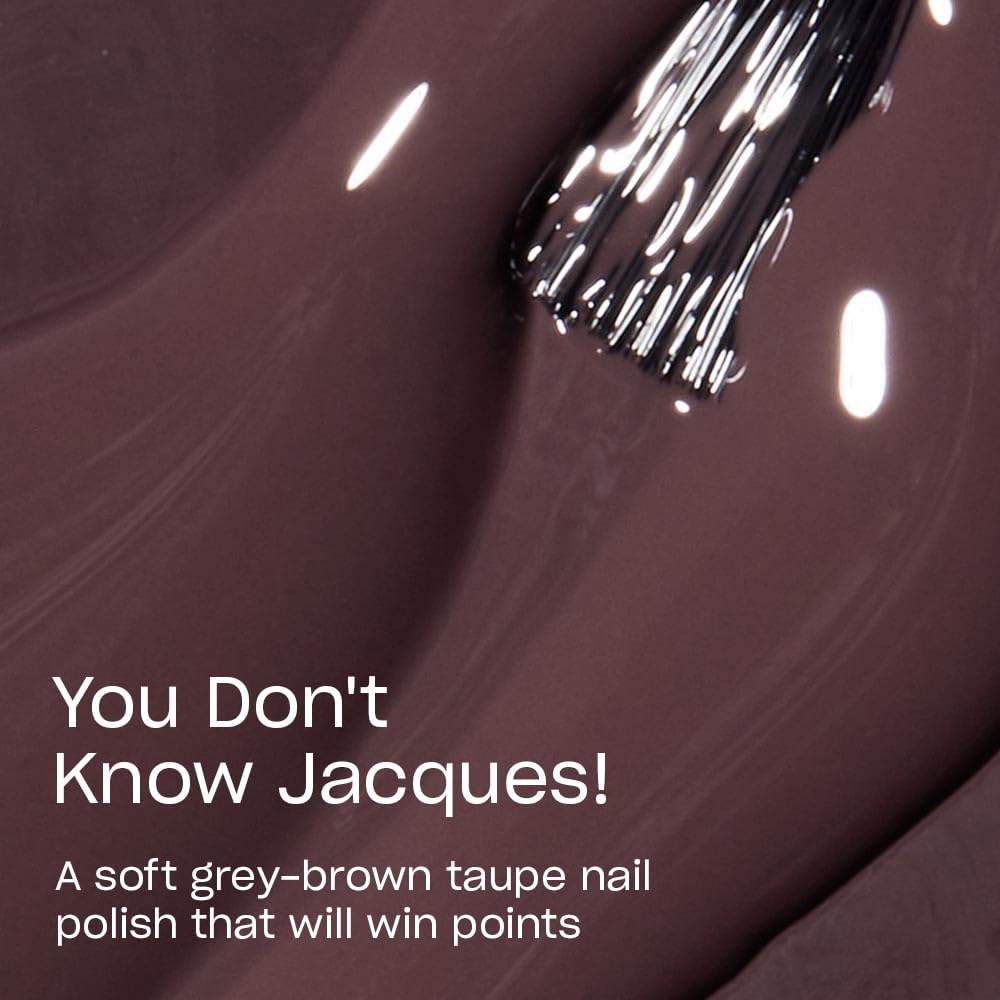 OPI esmalte taupe con pincel ancho para aplicación suave