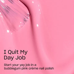 OPI Esmalte Rosa Cremoso: muestra en uña para ver cobertura uniforme.