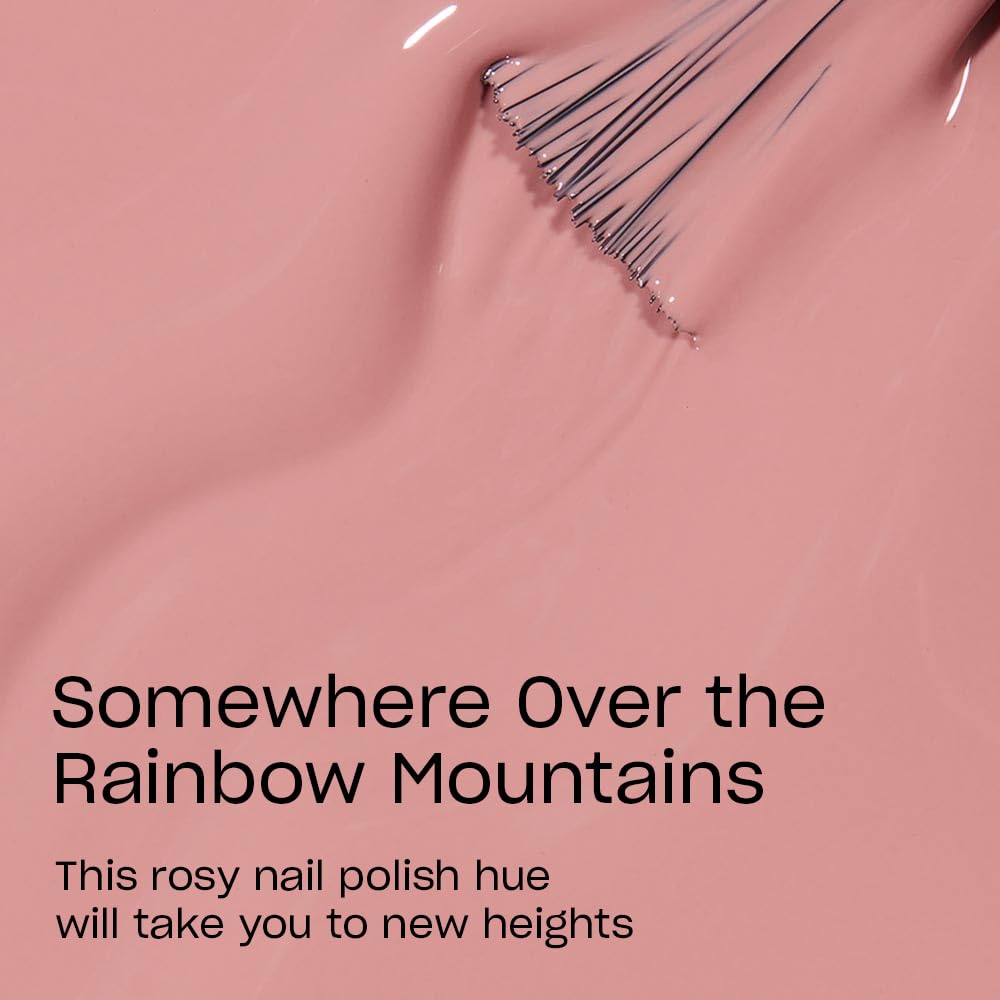 OPI Somewhere Over the Rainbow Mountains, primer plano del pincel para cobertura uniforme.